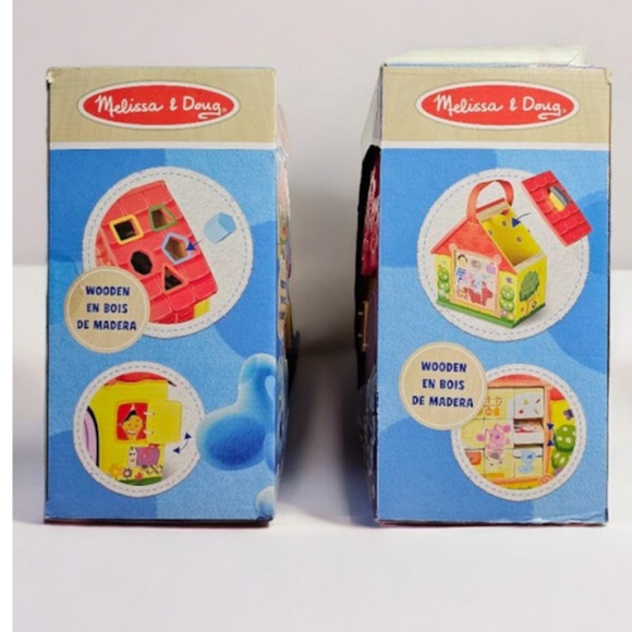 Melissa and Doug Blues Clues Take Along House 8 Piece Set NWT - Picture 2 of 9